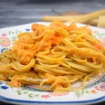 Imagen de los Espaguetis con Salsa de Calabaza