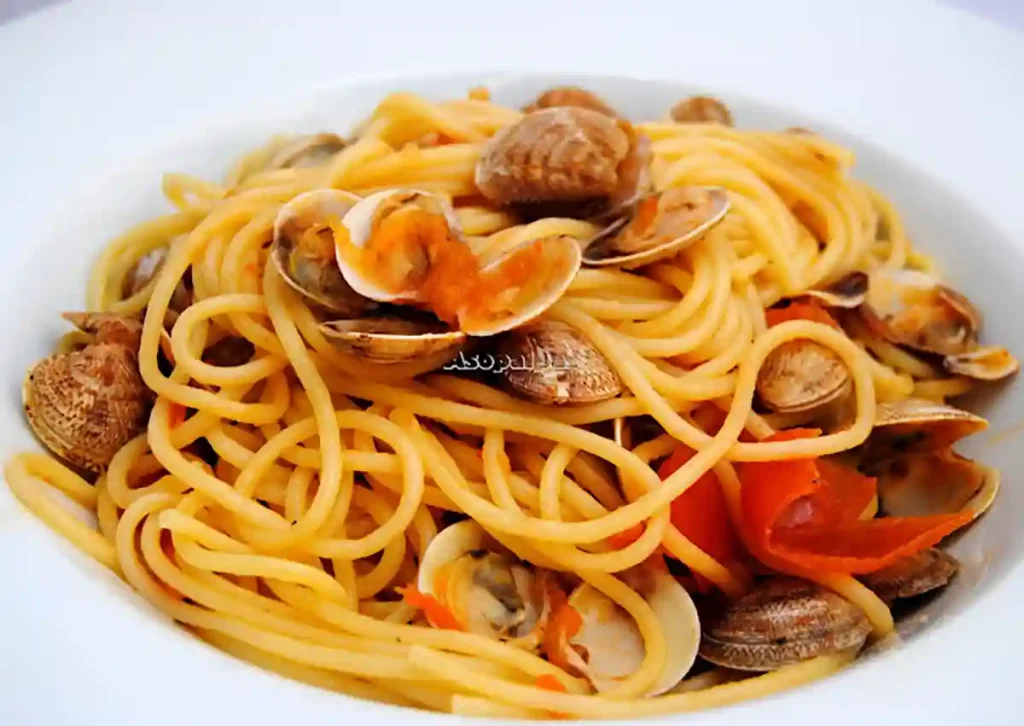Imagen de los Espaguetis con Almejas