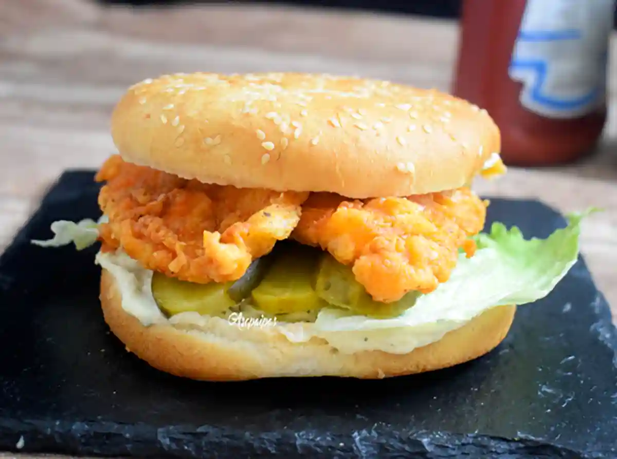 Imagen de la Hamburguesa de Pollo Frito