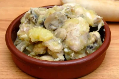 Imagen del Pollo con Patatas y Champiñones