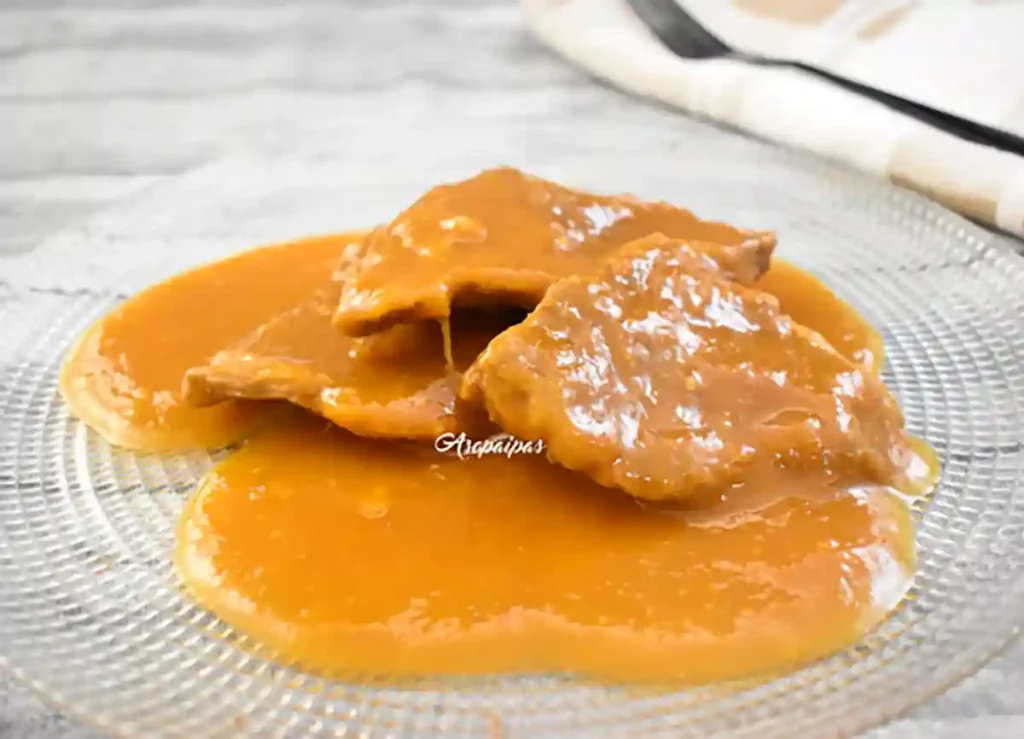 Imagen de la Presa Ibérica con Salsa de Mango