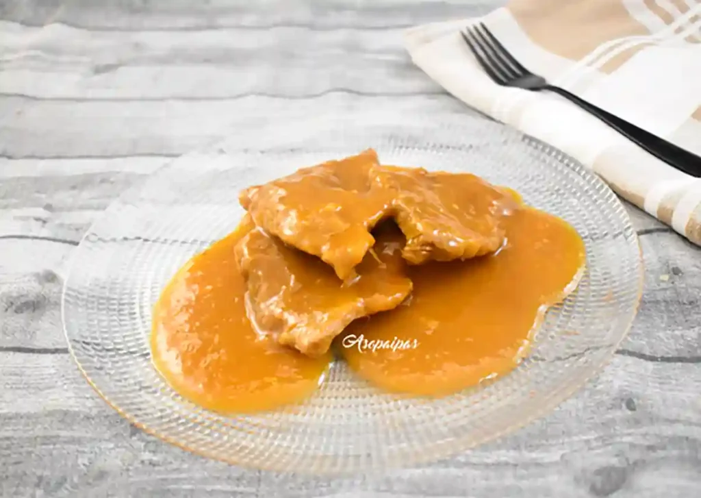 Imagen de la Presa Ibérica con Salsa de Mango