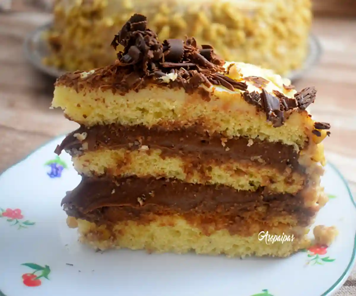 Imagen de la Tarta de Chocolate Blanco y Negro