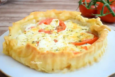 Imagen de la Tarta de Tomate y Mozzarella