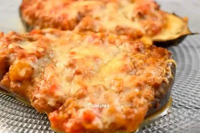 Imagen de las Berenjenas Rellenas de Carne de Ternera