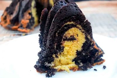 Imagen del Bundt Cake Marmolado de Chocolate y Vainilla