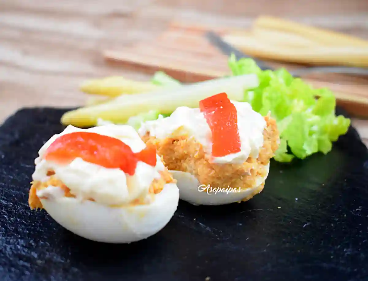 Imagen de los Huevos Rellenos