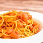 Imagen de los Espaguetis con Verduras y Paté de Atún