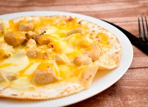 Receta de la Piadina de pollo con queso