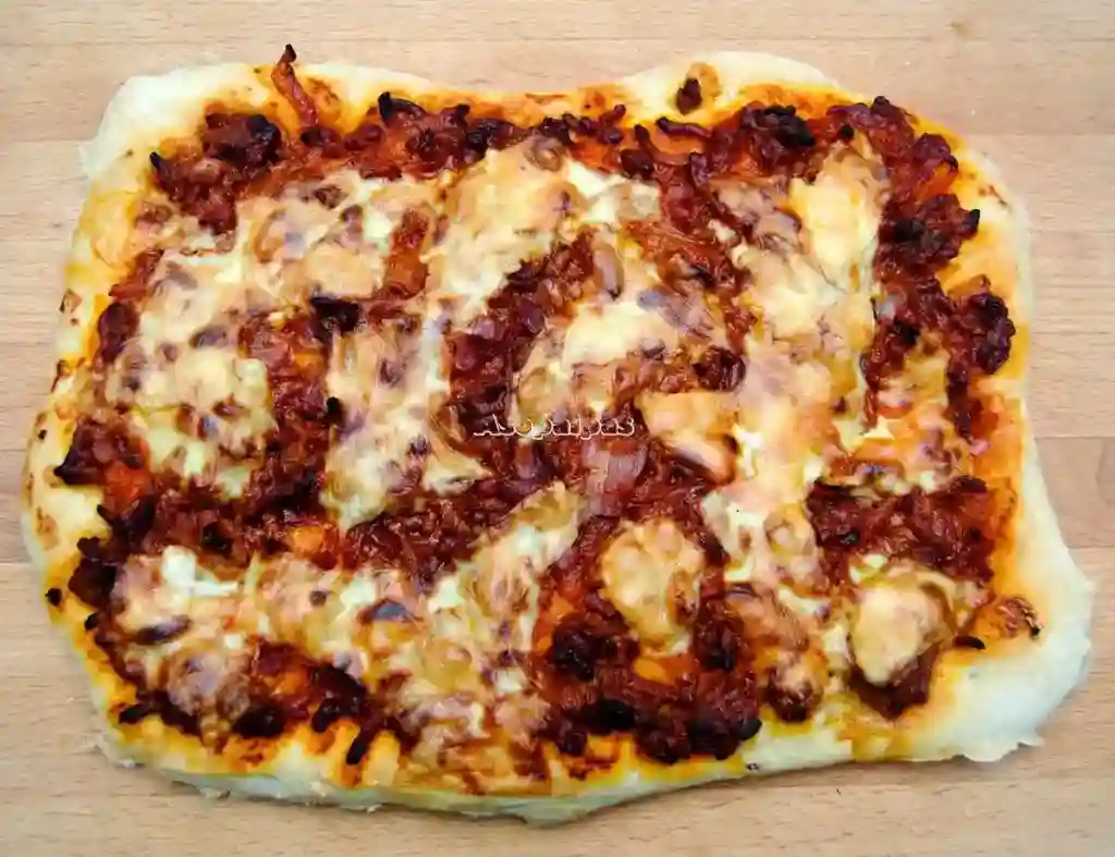 Imagen de la Pizza a la Barbacoa con Bacon