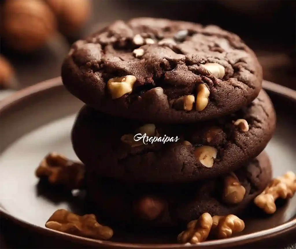 Imagen de las Galletas Doble Chocolate con Nueces