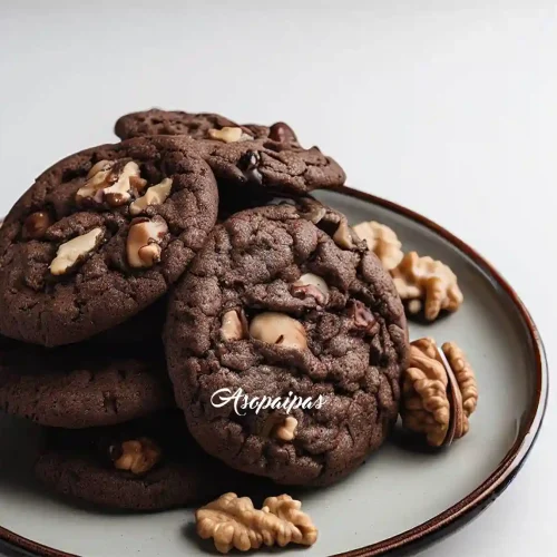 Imagen de las Galletas Doble Chocolate con Nueces