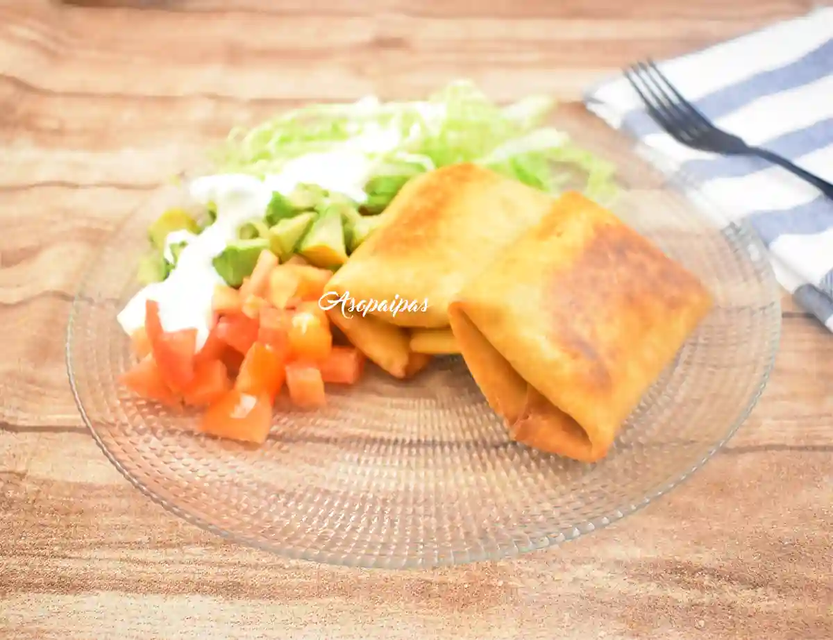 Chimichangas de pollo