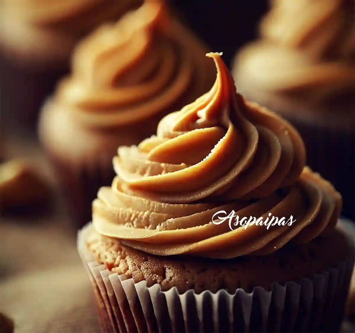 Imagen de los Cupcakes de Crema de Cacahuete
