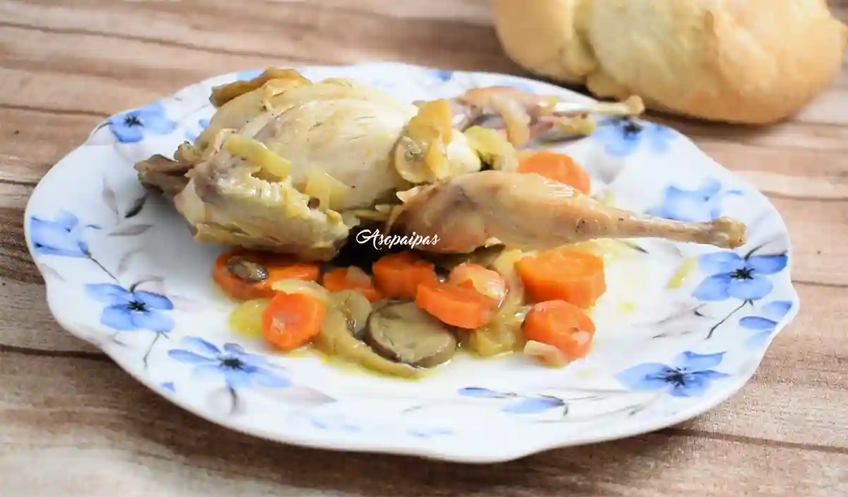 Imagen de las Perdices Estofadas con Champiñones y Zanahorias