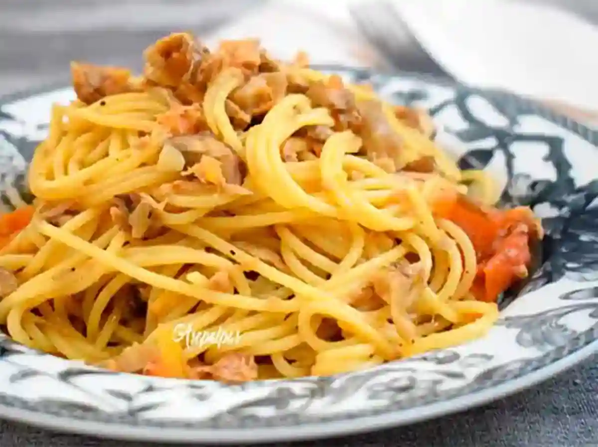 Imagen de los Espaguetis a la Trasteverina