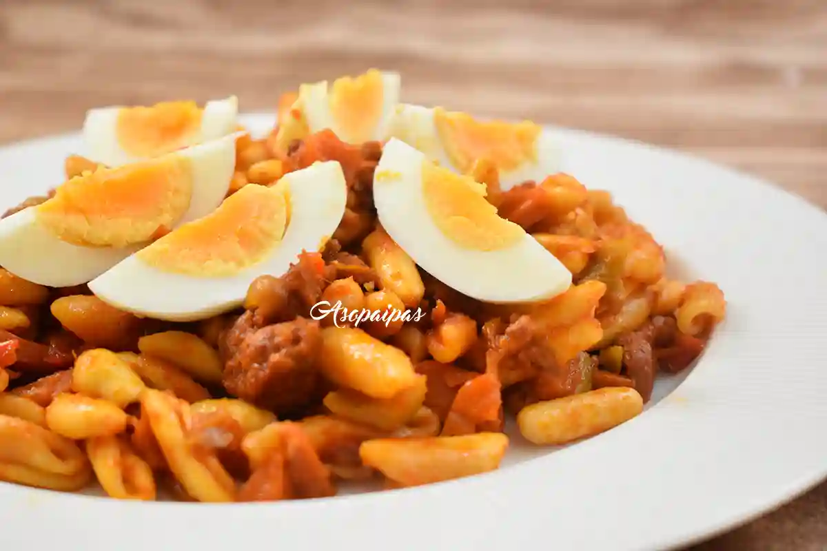 Imagen de la Pasta con Chorizo y Calabacines