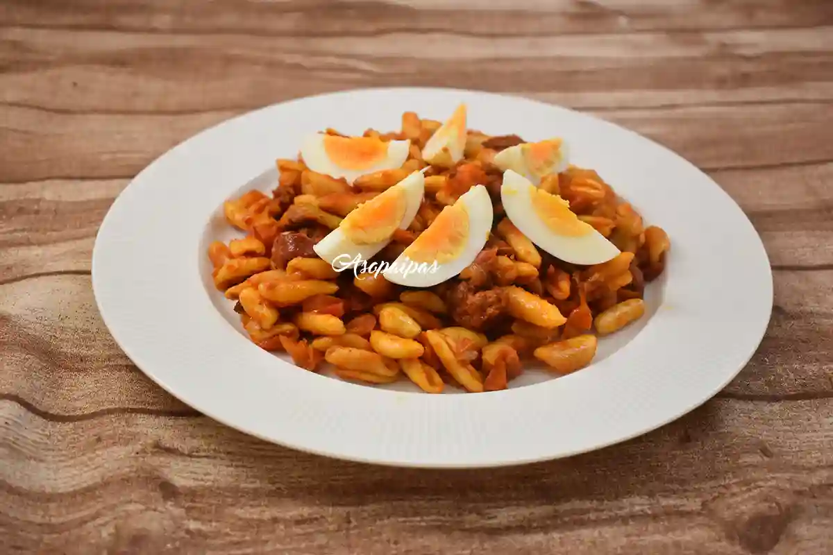 Imagen de la Pasta con Chorizo y Calabacines