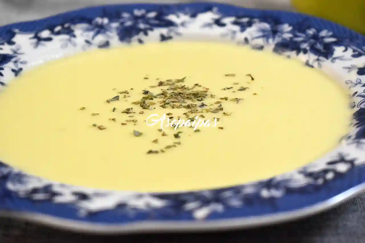 Imagen de la Crema Fría de Manzana y Puerro