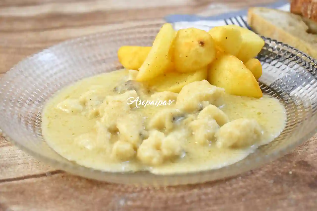 Imagen del Rape en Salsa de Almendras