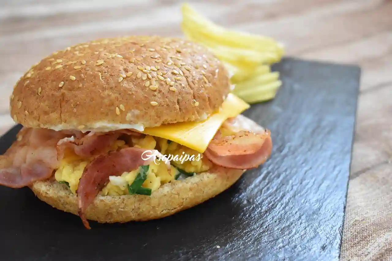Imagen del Sándwich de Huevo con Bacón