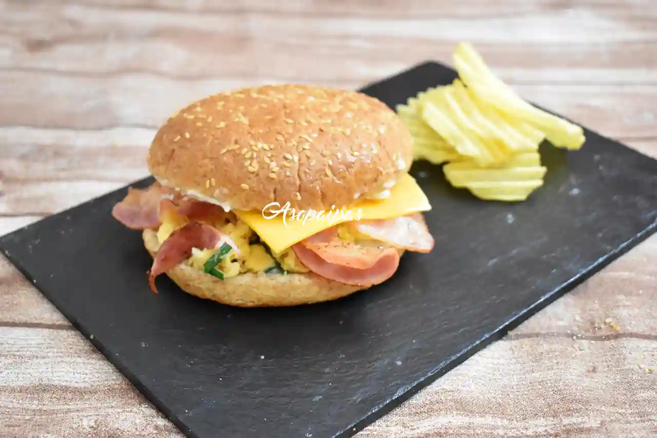 Imagen del Sándwich de Huevo con Bacón