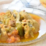 Pollo con Sanfaina. Receta Tradicional