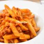 Macarrones con Contramuslos Especiados y Jamón