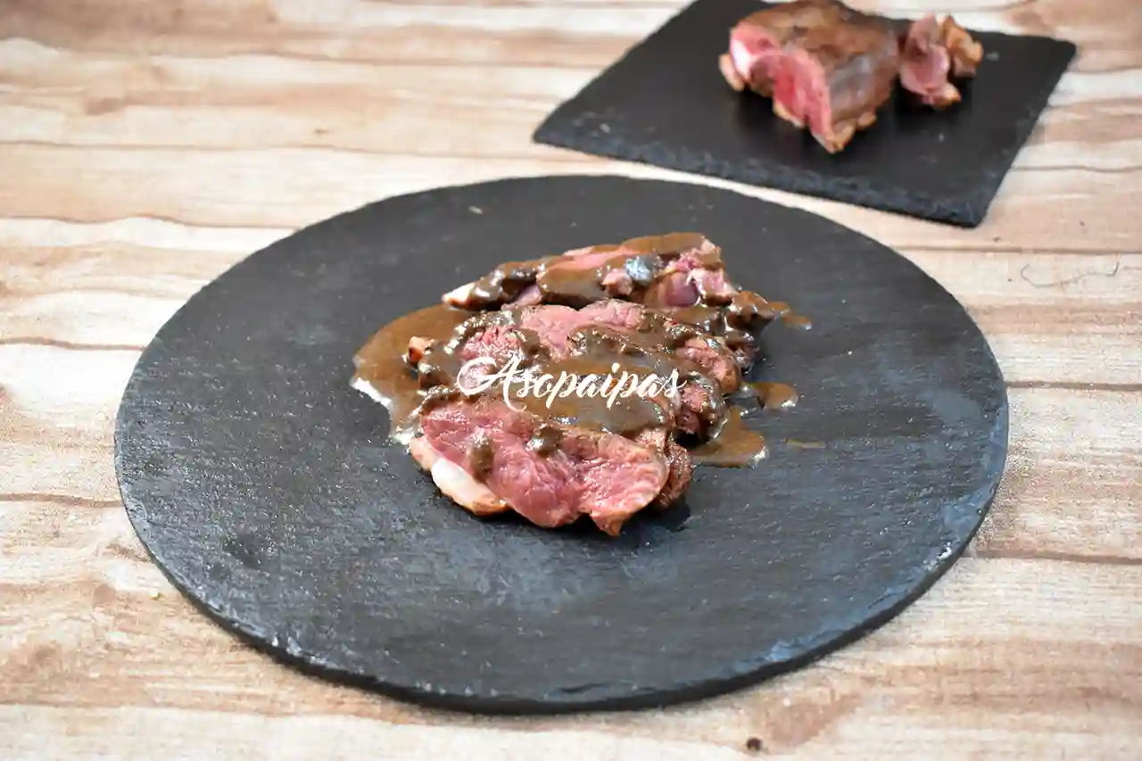 Magret de Pato con Salsa de Vinagre Balsámico
