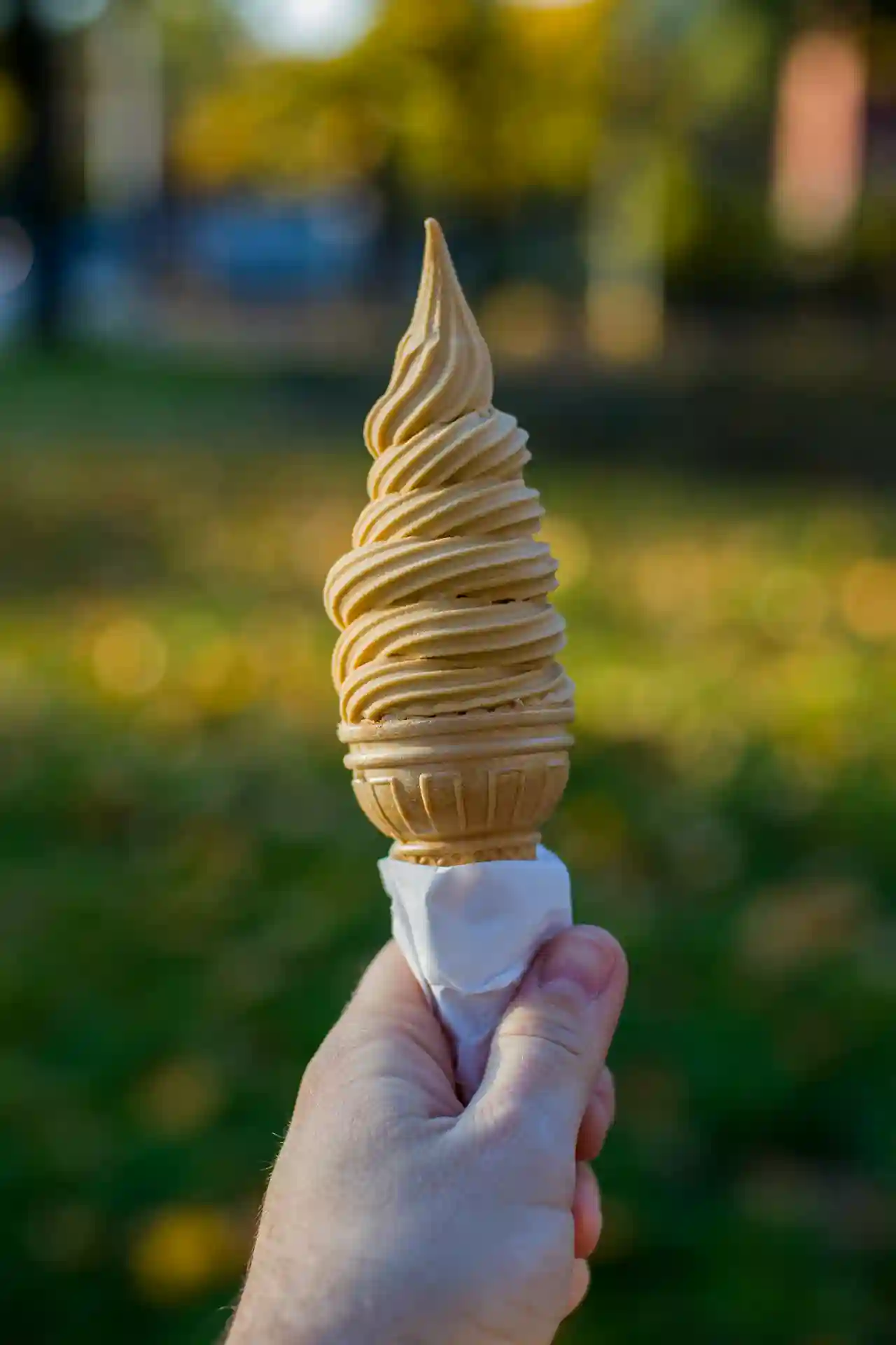 Helado de máquina