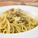 Espaguetis con Salsa de Roquefort y Nueces