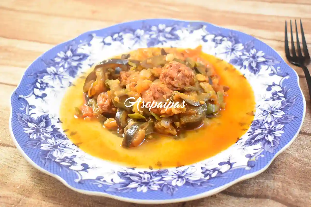 Berenjenas con Verduras al Estilo de Olvera