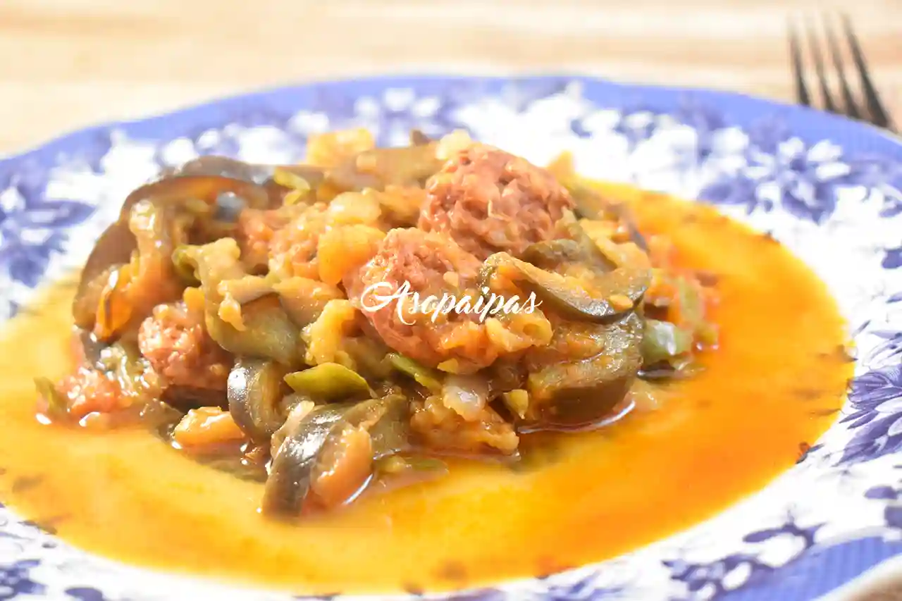 Berenjenas con Verduras al Estilo de Olvera