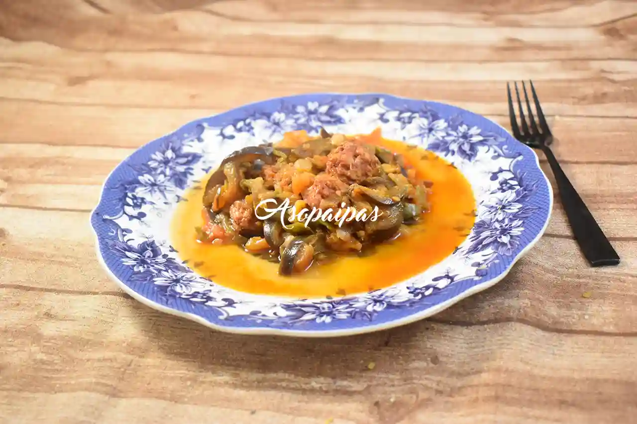 Berenjenas con Verduras al Estilo de Olvera