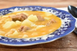 Guiso de Alubias con Ternera y Patatas
