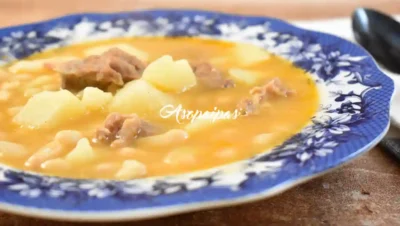 Guiso de Alubias con Ternera y Patatas