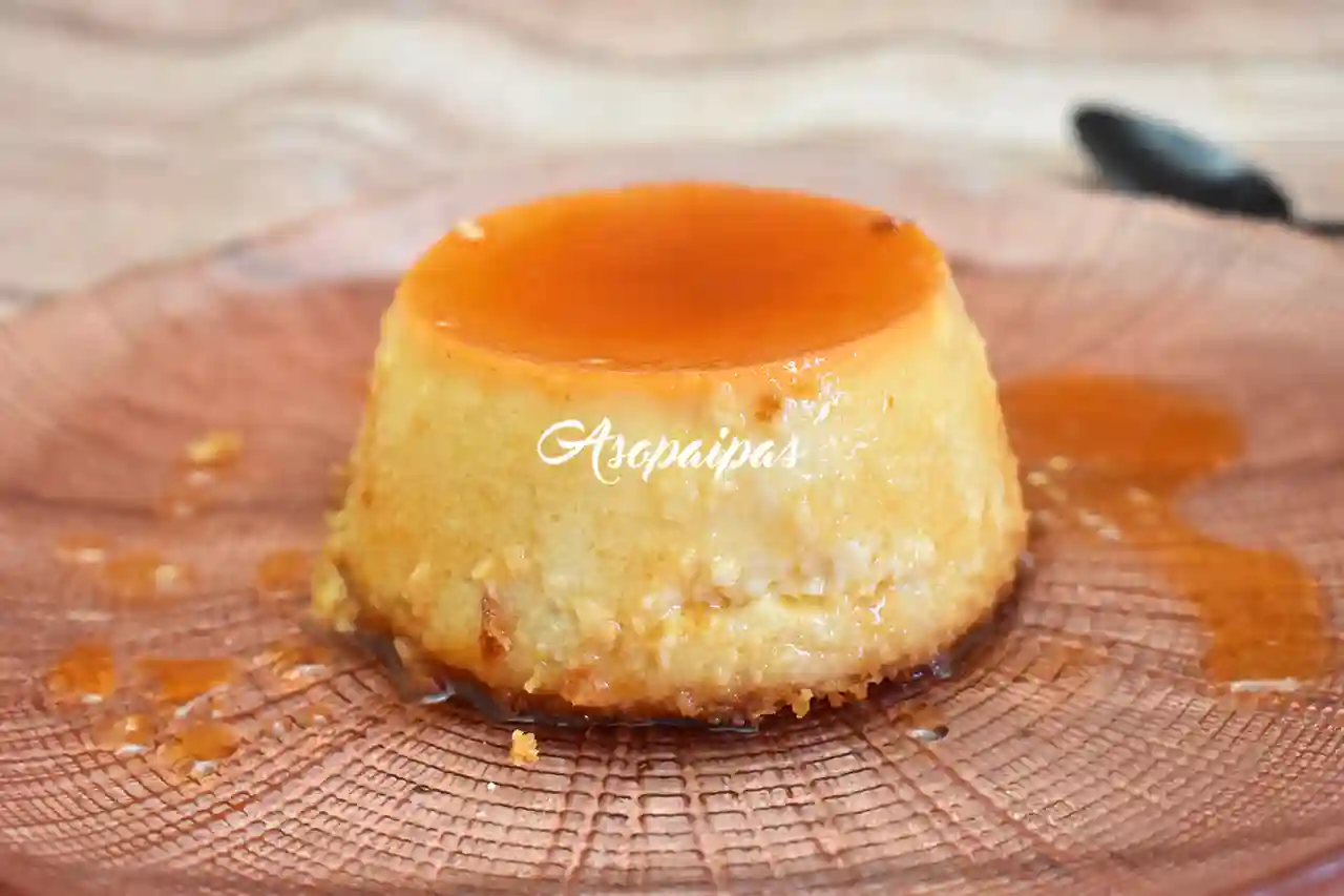 Flan de Turrón