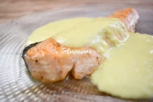 Salmón con Crema de naranja